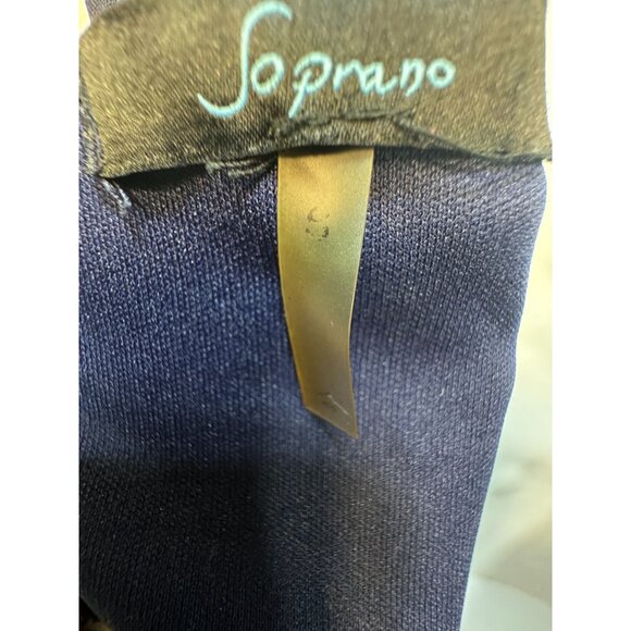 Soprano Womens Floral Maxi Summer Dress Size S Navy Strappy Beach Boho Chic - Picture 4 of 13